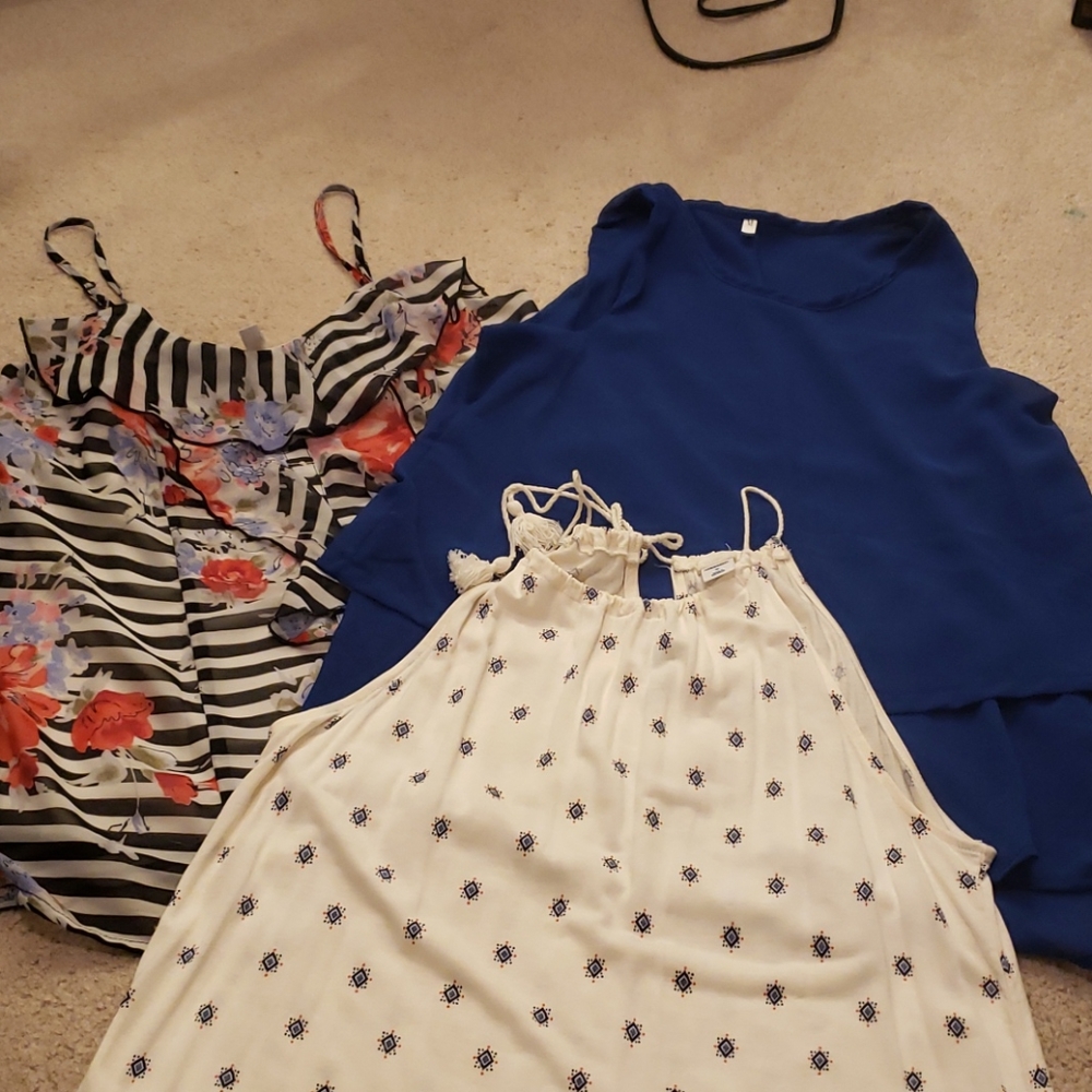 Lot of 3 tank tops: All medium